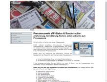 Tablet Screenshot of presse.ag