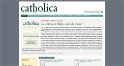 Desktop Screenshot of catholica.presse.fr